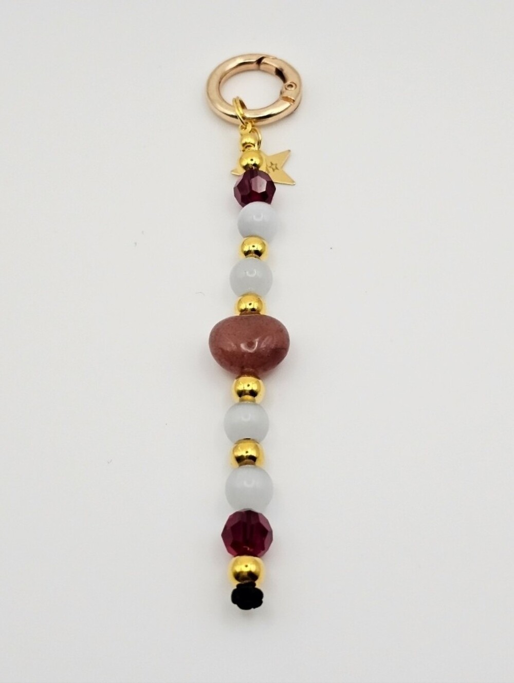 Bohemian Trinkets Garnet Strike Bag Charm